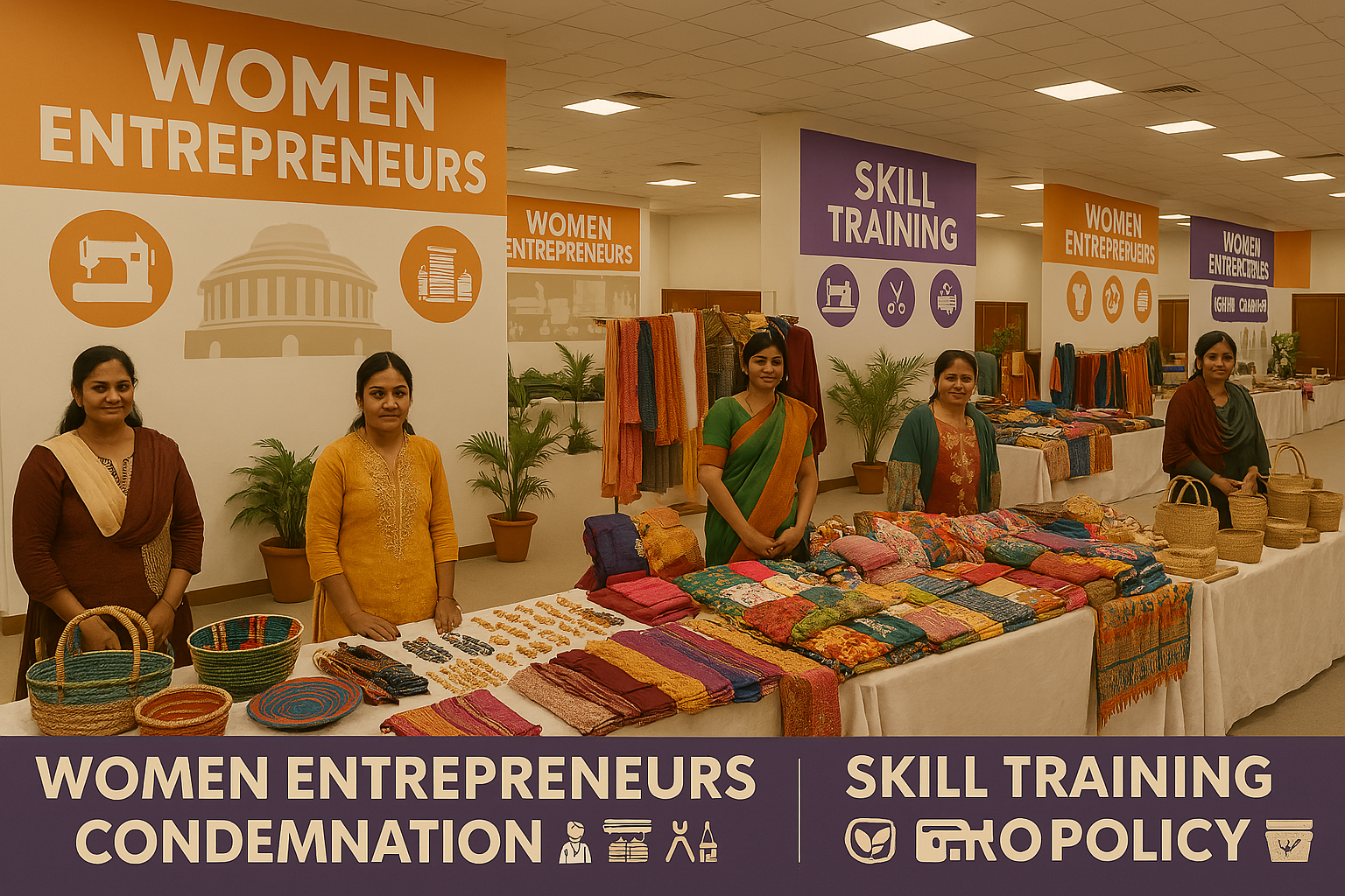  Women entrepreneurs showcase products at NSTI-W Indore during Rajmata Ahilyabai Holkar’s 300th birth anniversary event