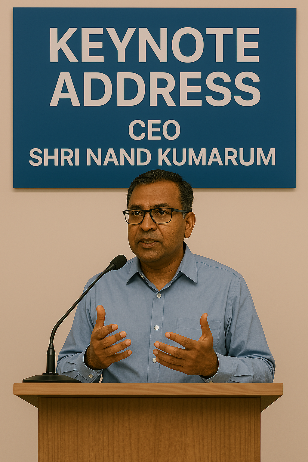 Shri Nand Kumarum speaking at MyGov workshop 2025