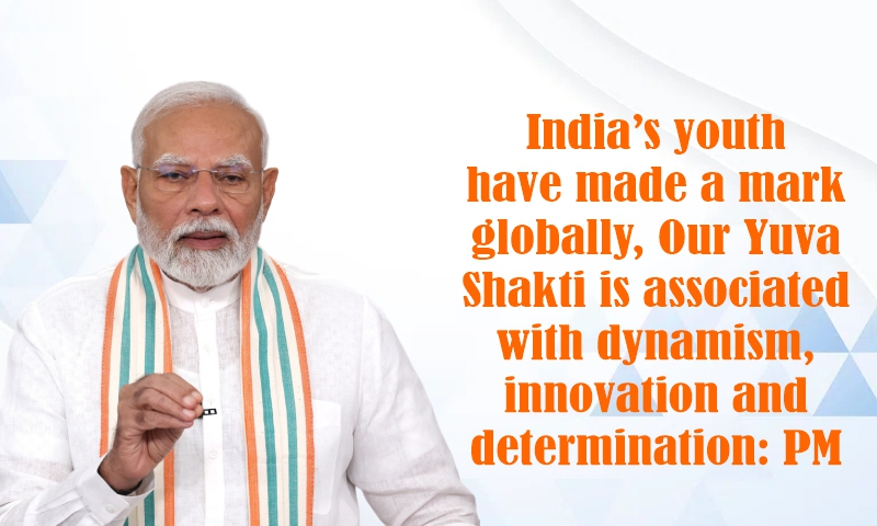 Young Indian entrepreneurs collaborating in a startup workspace, symbolizing youth empowerment and innovation.