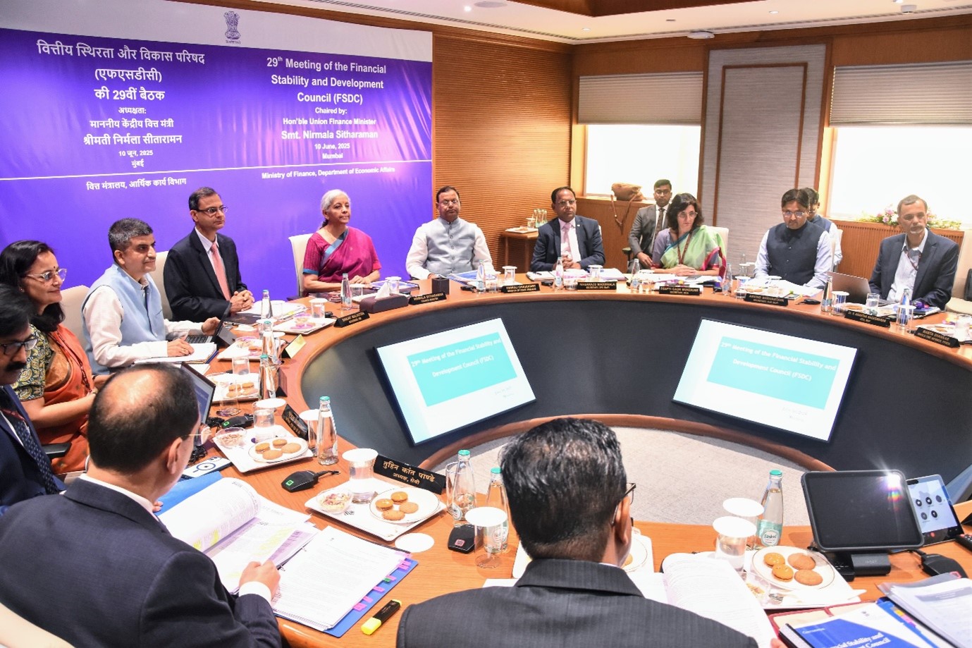 An infographic summarizing the top decisions taken during the 29th FSDC meeting.