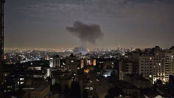 "Damage from Israeli airstrikes in Tehran, June 13, 2025"